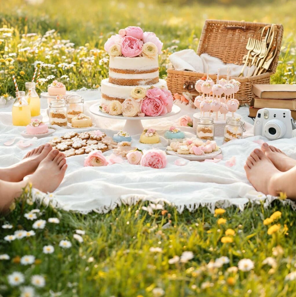 Cute Cake Picnic Ideas to Make Your Outdoor Gathering Absolutely Unforgettable 1 seedream 5.0 lite a A stunning vertical e1779577383798