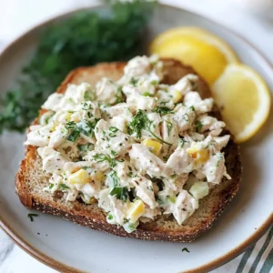 High Protein Chicken Salad with Cottage Cheese