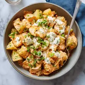 buffalo potato salad recipe card