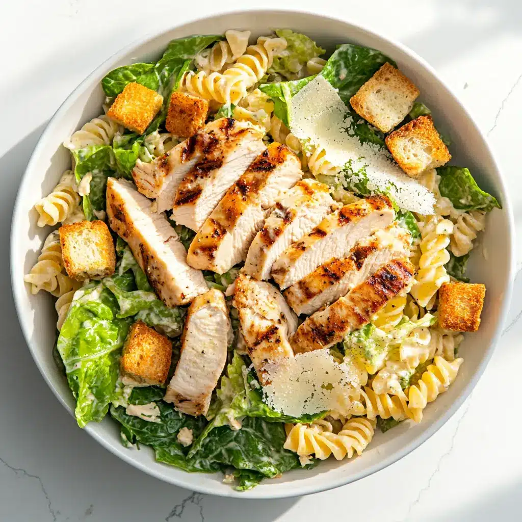 chicken caesar pasta salad