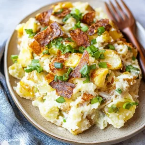 Vegan Smashed Potato Salad Recipe Card