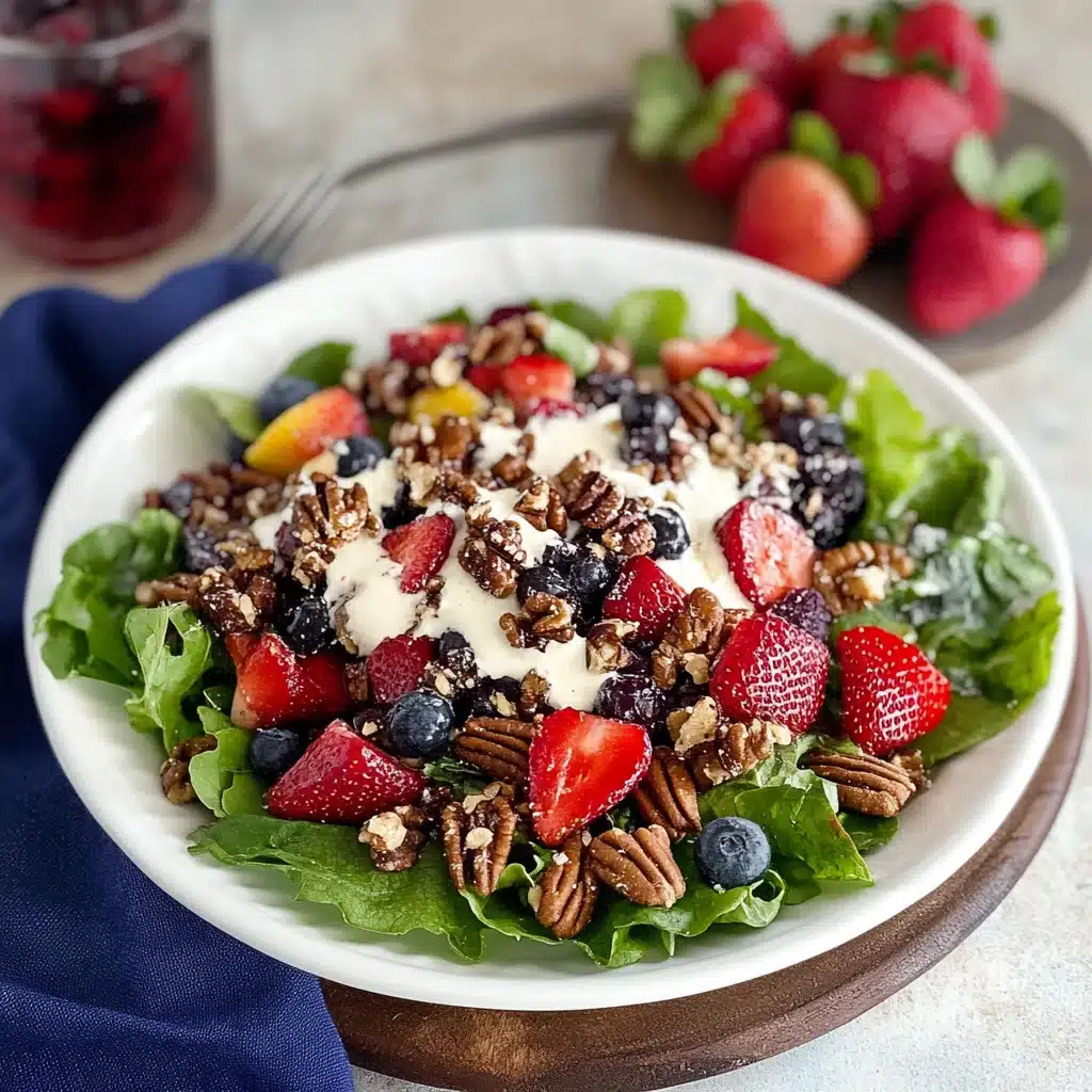Strawberry and Candied Pecan Salad