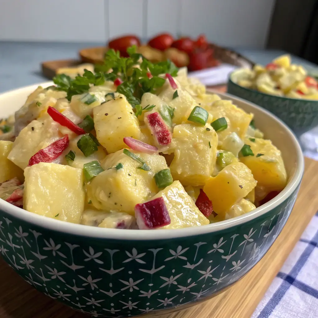 Potato Salad Recipe No Egg - Creamy and Healthy Side Dish
