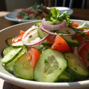 Viral Cucumber Salad Recipe – A Fresh and Healthy Dish