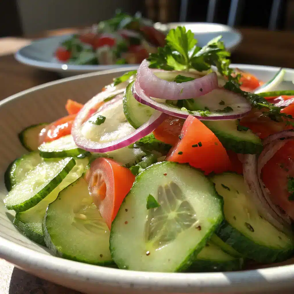 Viral Cucumber Salad Recipe – A Fresh and Healthy Dish