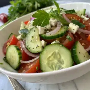 Greek Cucumber Salad