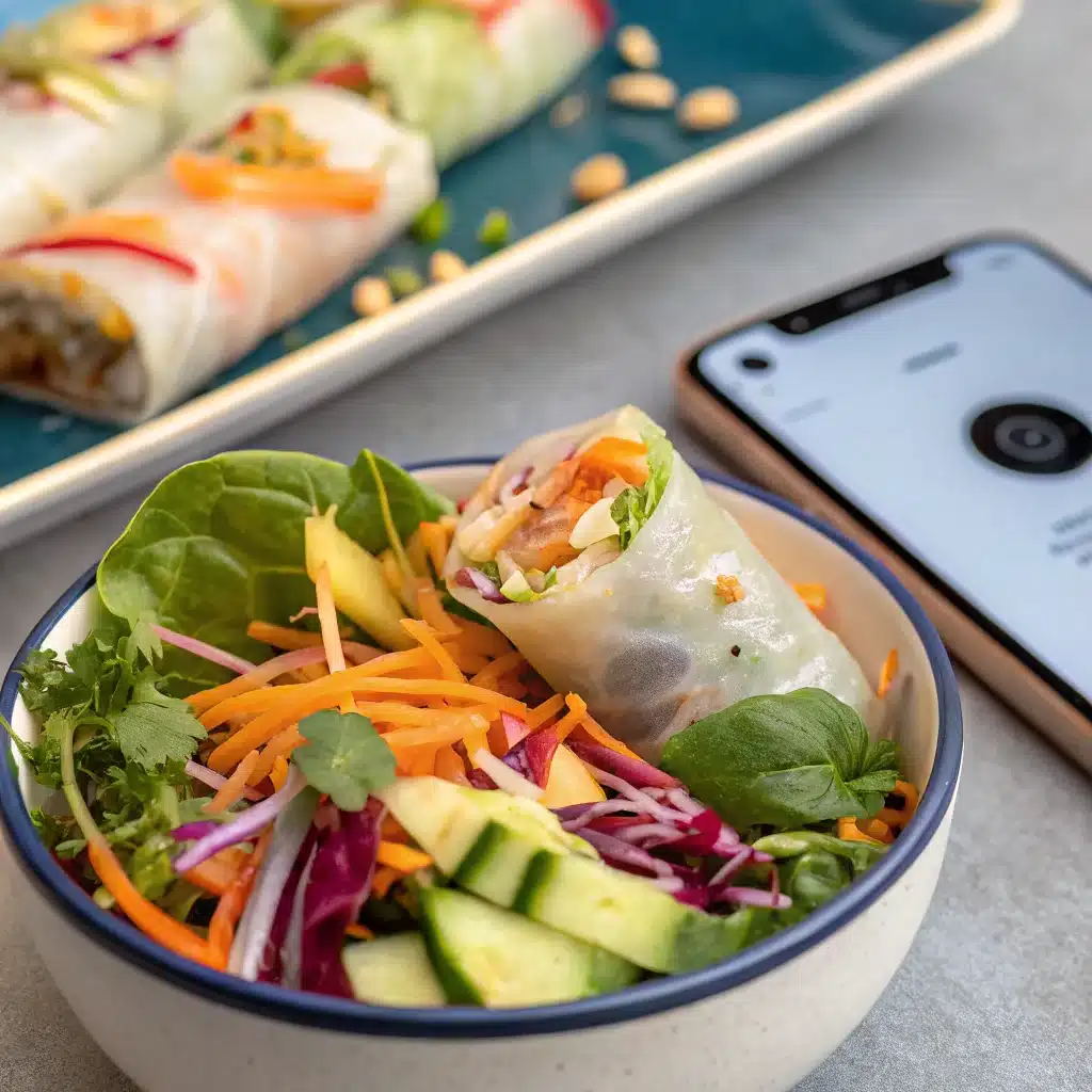 spring roll salad