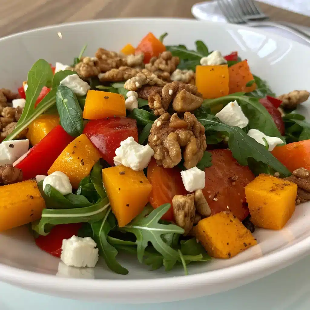 Fall Salad with Tomatoes and Bell Peppers