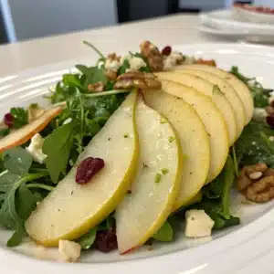 Fresh Pear Salad Recipe – Perfect for Healthy Dinners, Fall Meals & Refreshing Snacks!