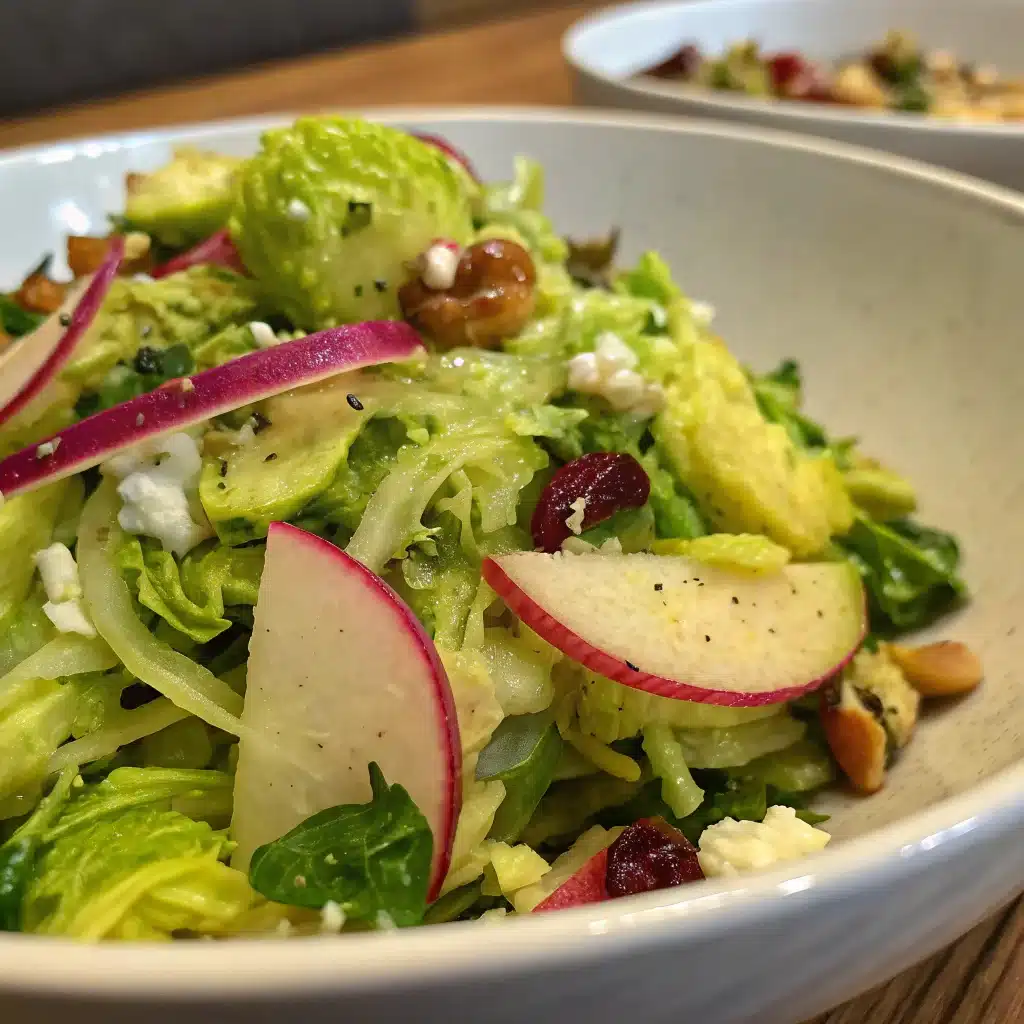 Fresh Shaved Brussels Sprout Salad Recipe – Perfect for Healthy Dinners & Holiday Meals!