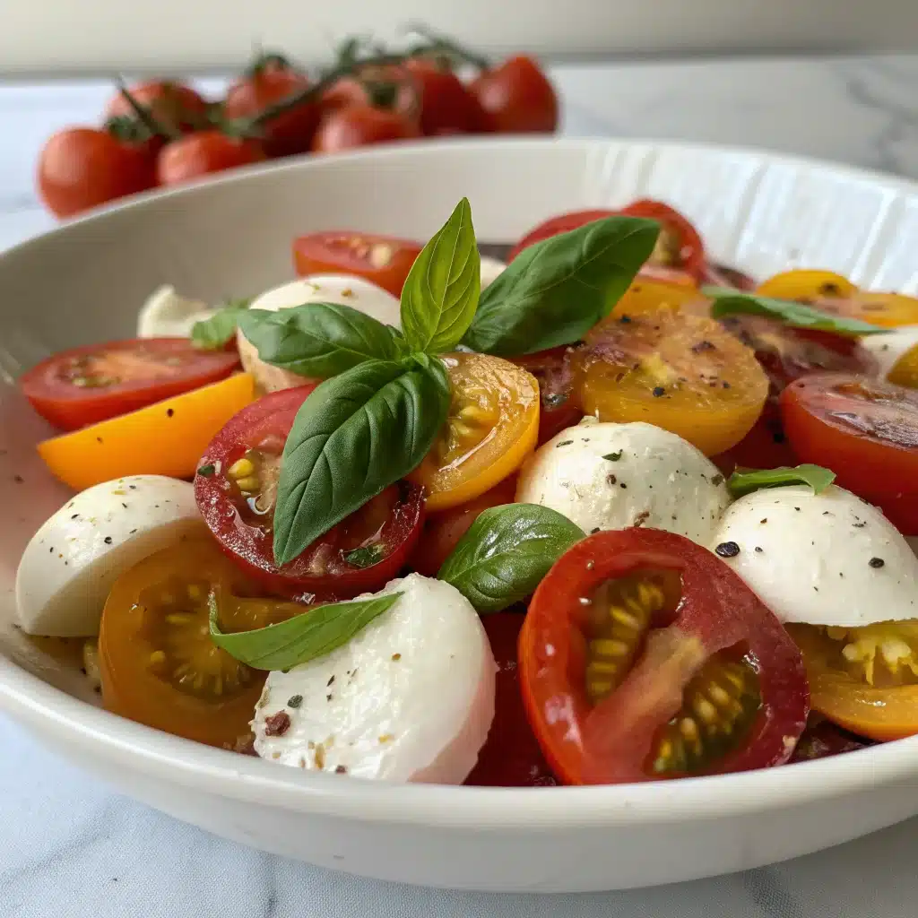 This Fresh Caprese Salad Recipe is a simple yet elegant choice for light dinners, appetizers, or a refreshing summer meal. With ripe tomatoes, creamy mozzarella, and fragrant basil, it’s the perfect balance of flavors. Try it this week and savor a classic salad that’s both light and satisfying!
