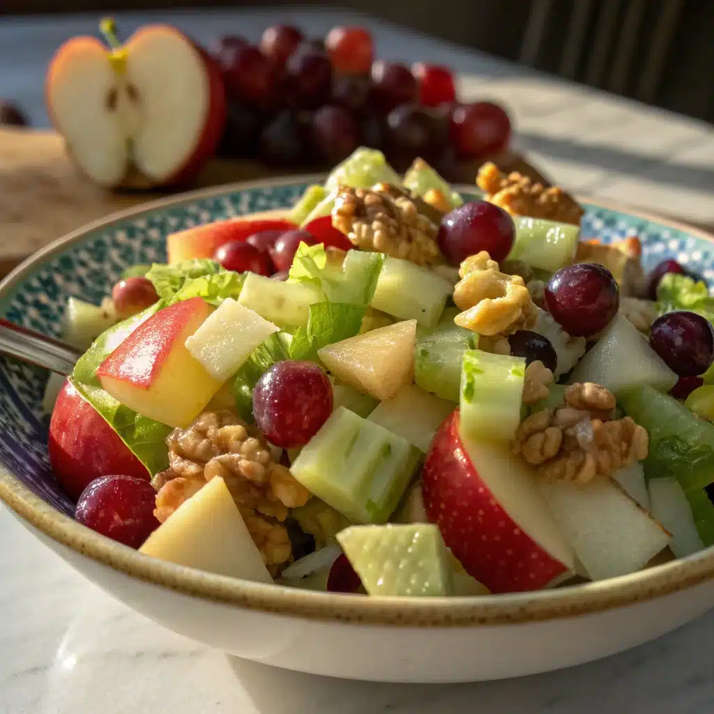 Classic Waldorf Salad Recipe – Perfect for Light Dinners, Holiday Meals & Healthy Snacks!