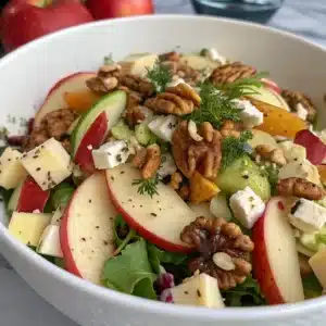 Simple Apple Salad Recipe – Perfect for Healthy Snacks, Fall Meals & Quick Dinners!