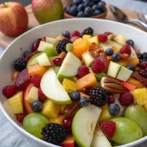 Refreshing Fall Fruit Salad Recipe – Perfect for Autumn Gatherings & Healthy Snacking!