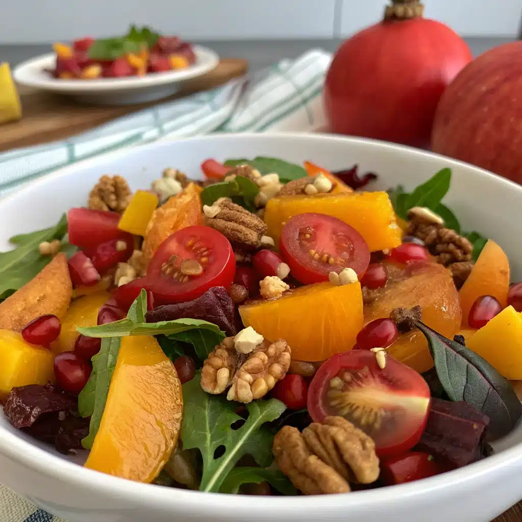 Fresh Autumn Salad Recipe – Perfect for Fall Meals, Thanksgiving & Healthy Gatherings!