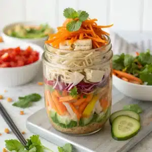Asian-Inspired Jar Salad
