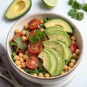 Avocado and Chickpea Salad