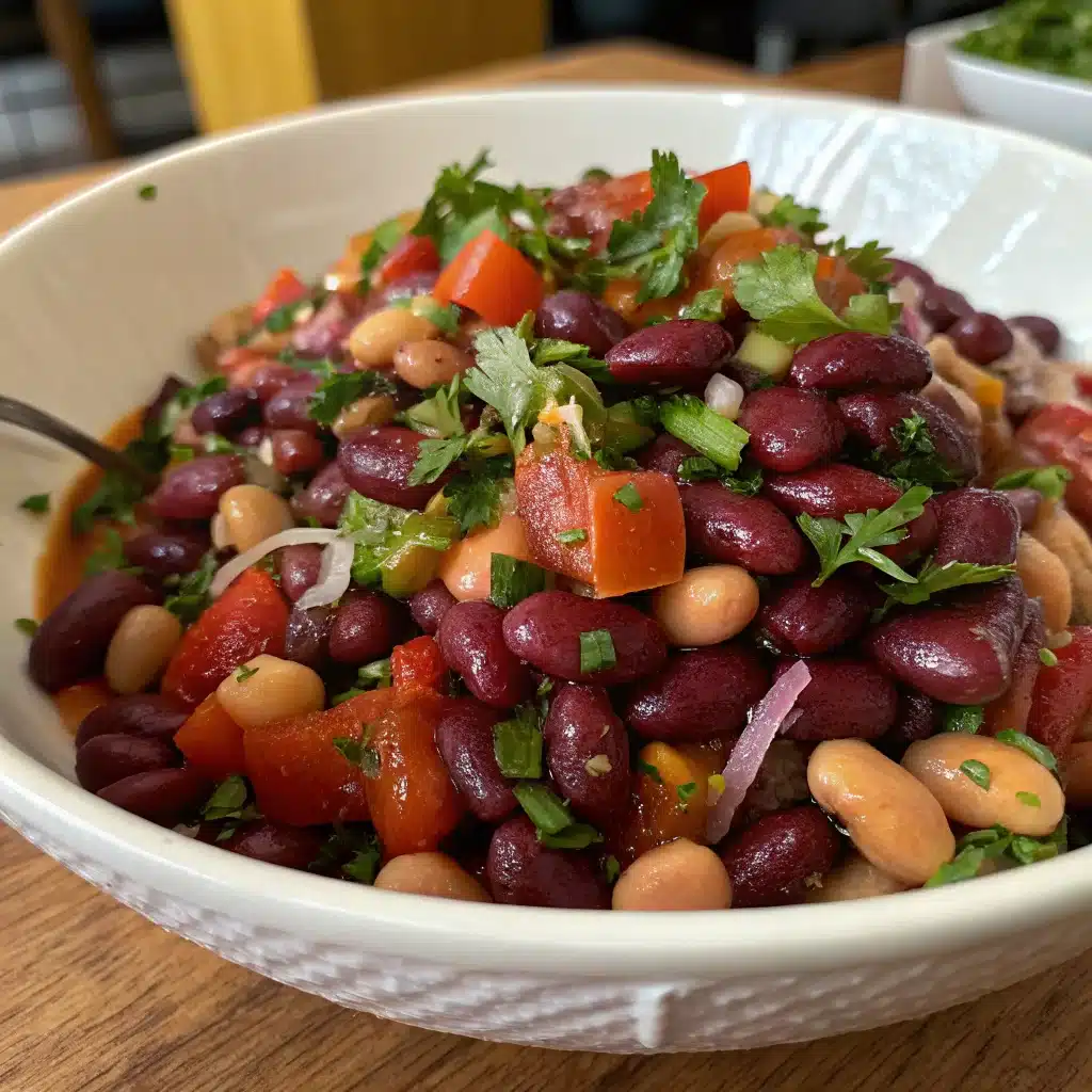 dense bean salad