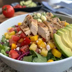 high protein chicken salad