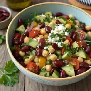 Mediterranean Bean Salad