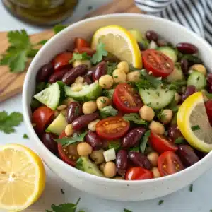 Vibrant Mediterranean Bean Salad