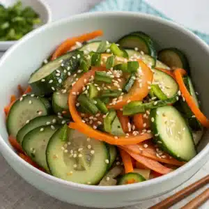 Easy Asian Cucumber Salad