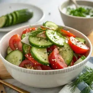 cucumber tomato salad