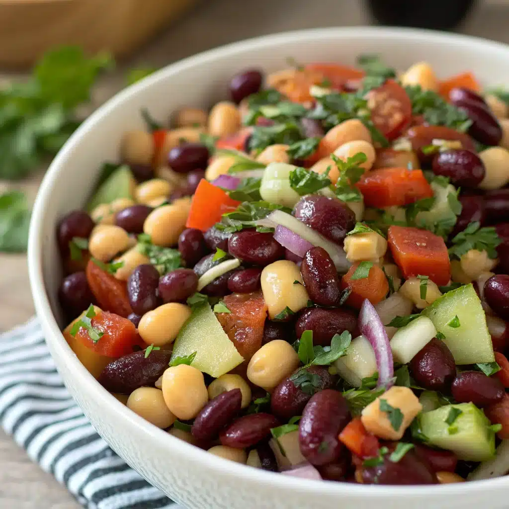 dense bean salad