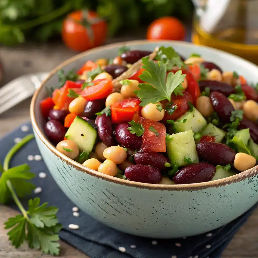 dense bean salad recipes