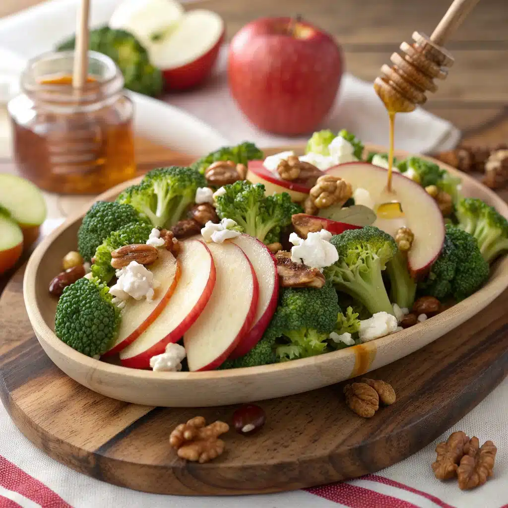 fall salad recipes - Honeycrisp Apple Broccoli Salad