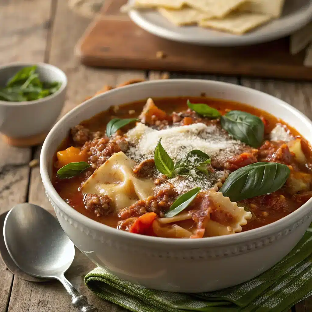 lasagna soup