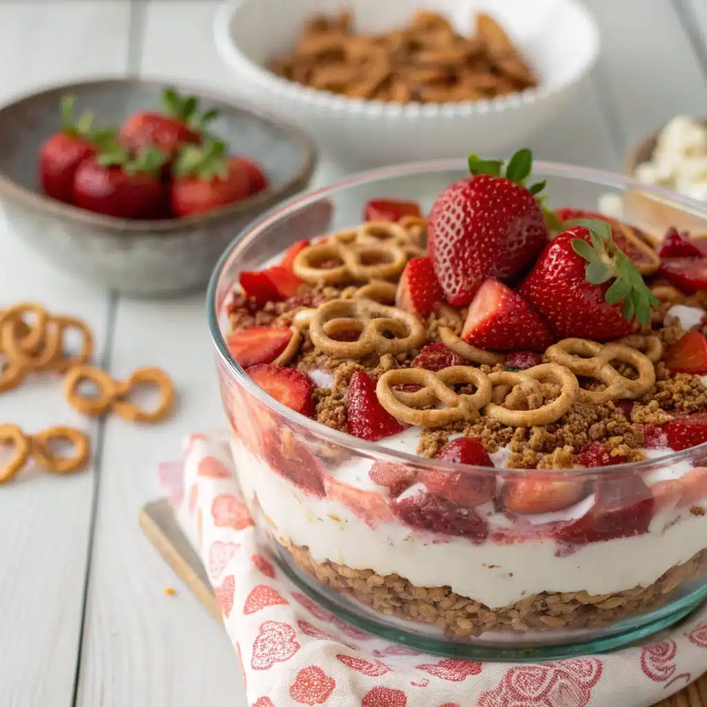 strawberry pretzel salad