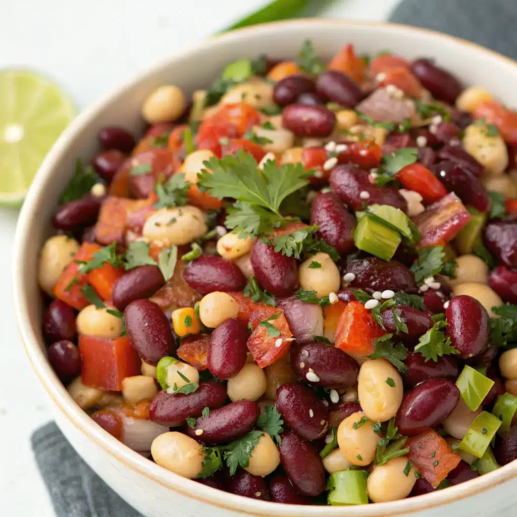 dense bean salad