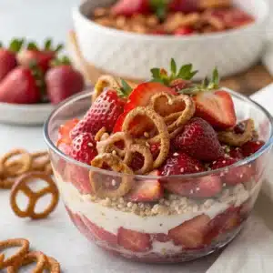 strawberry pretzel salad