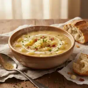 cozy potato soup