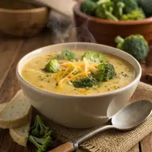creamy broccoli cheddar soup homemade