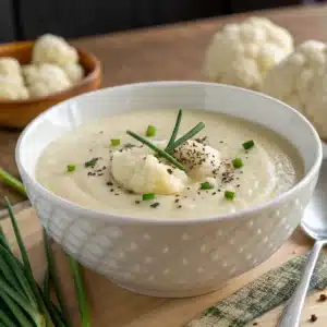 creamy cauliflower soup low carb