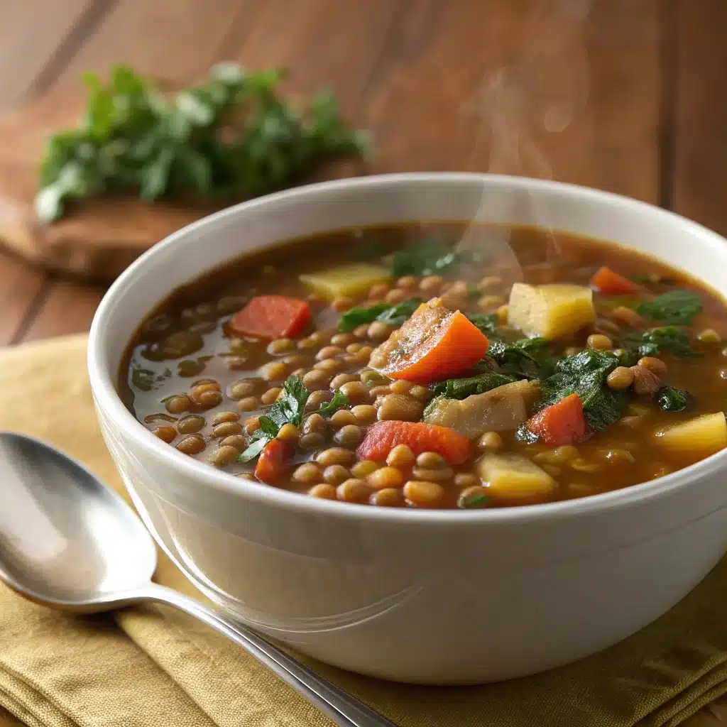 easy lentil soup high protein