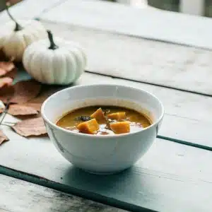 fall harvest soup with squash