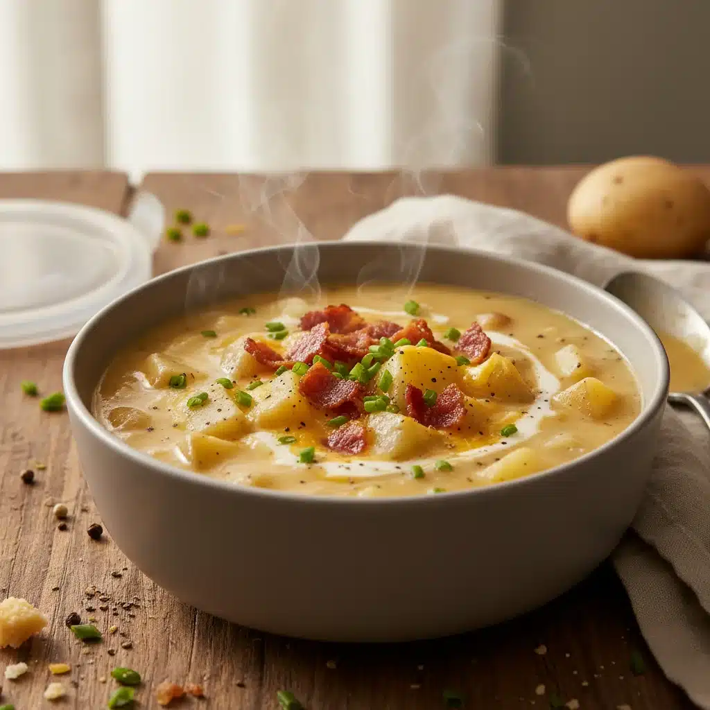 meal prep potato soup