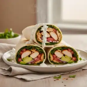 chicken wraps dinner recipe quick