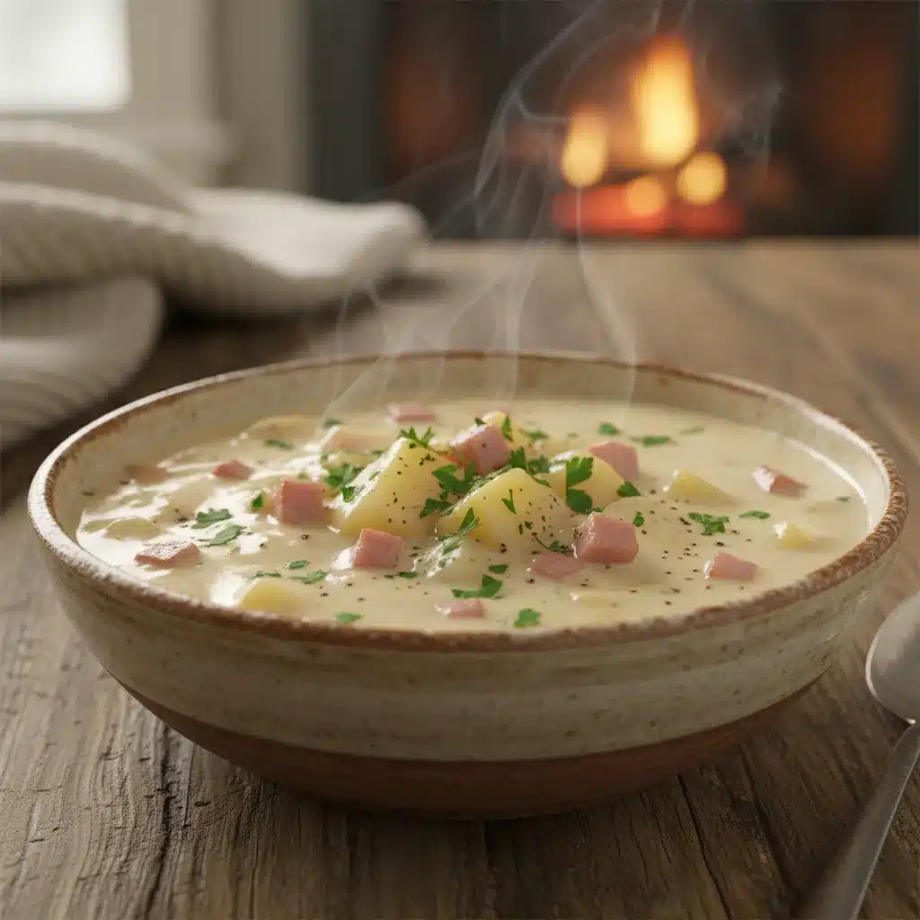 freepik ultrarealistic creamy ham and potato soup served i 33372